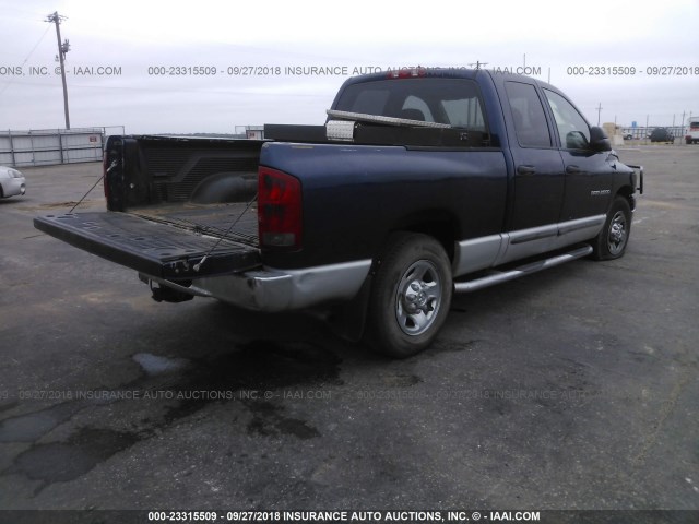 3D7KA28D83G762894 - 2003 DODGE RAM 2500 ST/SLT BLUE photo 4