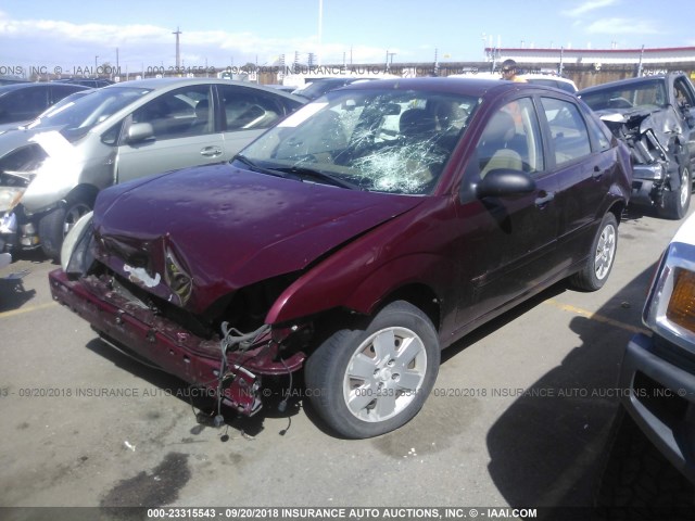 1FAFP34N87W181326 - 2007 FORD FOCUS ZX4/S/SE/SES 栗色 照片 2