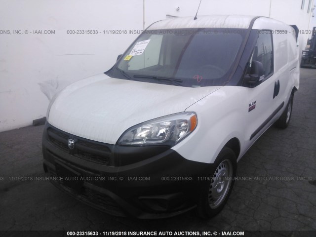 ZFBERFAB5J6K53833 - 2018 RAM PROMASTER CITY  WHITE photo 2