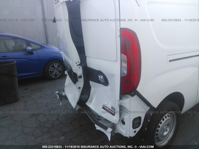 ZFBERFAB5J6K53833 - 2018 RAM PROMASTER CITY  WHITE photo 6