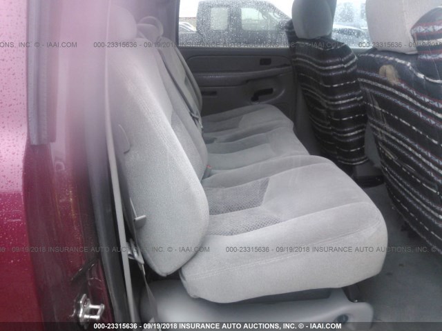 3GNEC12Z65G262128 - 2005 CHEVROLET AVALANCHE C1500 MAROON photo 8