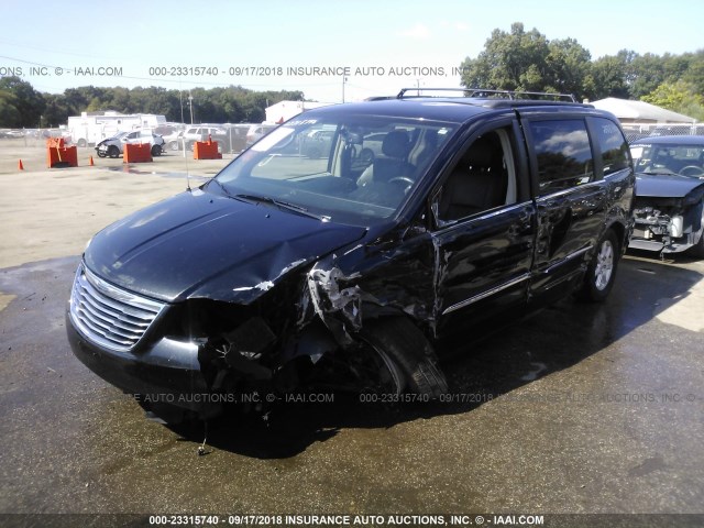 2C4RC1BG7CR331179 - 2012 CHRYSLER TOWN & COUNTRY TOURING BLACK photo 2