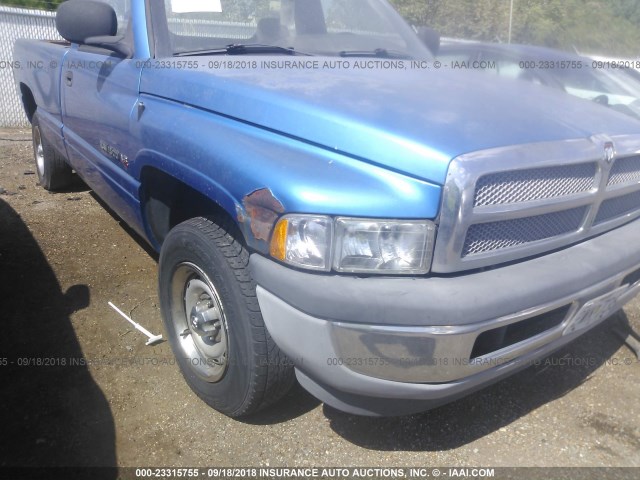 1B7HC16Y31S174115 - 2001 DODGE RAM 1500 Light Blue photo 6