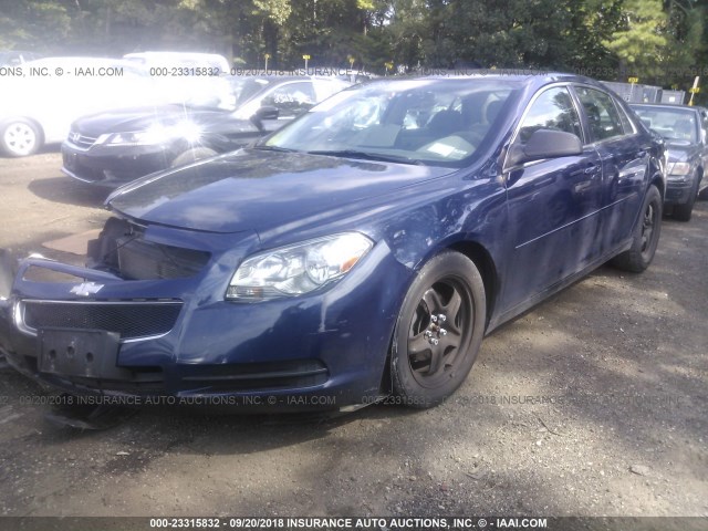 1G1ZB5E12BF221107 - 2011 CHEVROLET MALIBU LS 蓝色 照片 2