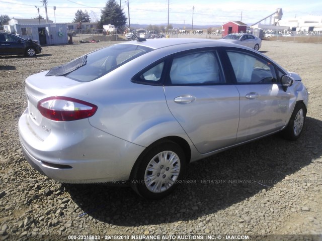 3FADP4AJ7FM213759 - 2015 FORD FIESTA S SILVER photo 4