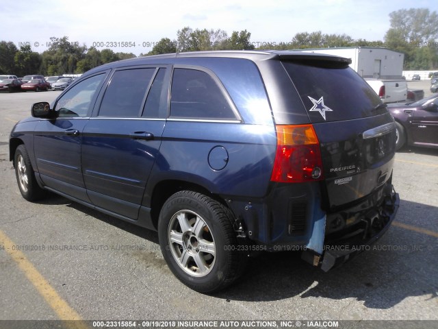 2A4GM684X6R613913 - 2006 CHRYSLER PACIFICA TOURING BLUE photo 3