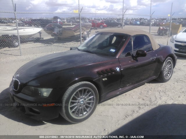 WBACN53431LL47779 - 2001 BMW Z3 3.0 PURPLE photo 2