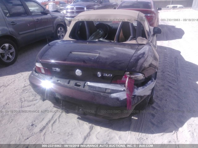 WBACN53431LL47779 - 2001 BMW Z3 3.0 PURPLE photo 6