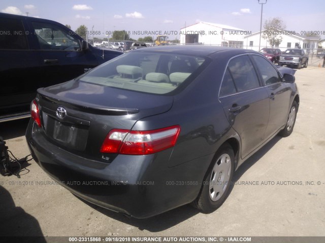 4T4BE46K19R126854 - 2009 TOYOTA CAMRY SE/LE/XLE 灰色 照片 4