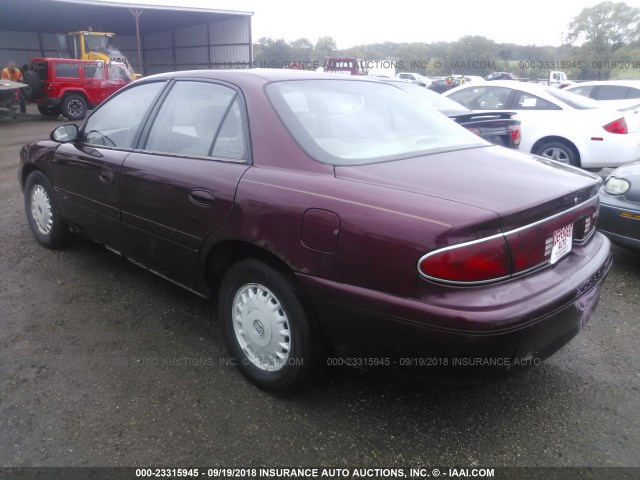 2G4WY55J5Y1151252 - 2000 BUICK CENTURY LIMITED/2000 MAROON photo 3