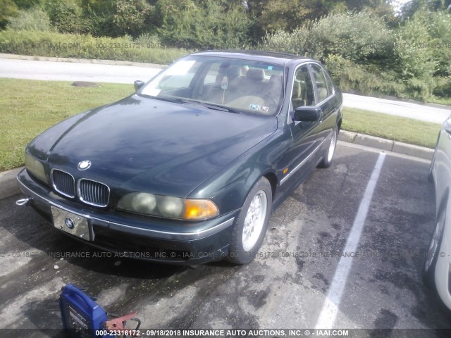 WBADM6345YGV00792 - 2000 BMW 528 I AUTOMATIC GREEN photo 2