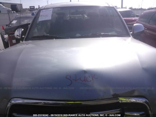 5TBBN44102S260556 - 2002 TOYOTA TUNDRA ACCESS CAB SR5 SILVER photo 10