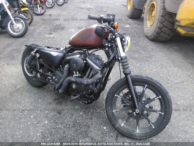 1HD4LE216HC421869 - 2017 HARLEY-DAVIDSON XL883 IRON 883 თაფლისფერი ფოტო 1