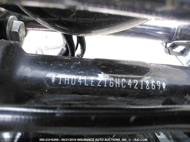 1HD4LE216HC421869 - 2017 HARLEY-DAVIDSON XL883 IRON 883 თაფლისფერი ფოტო 10