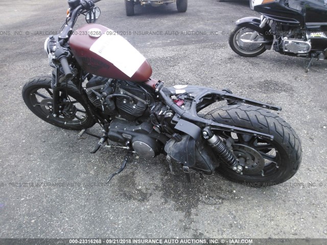 1HD4LE216HC421869 - 2017 HARLEY-DAVIDSON XL883 IRON 883 თაფლისფერი ფოტო 3