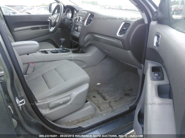 1C4RDHAGXCC173159 - 2012 DODGE DURANGO SXT GRAY photo 5