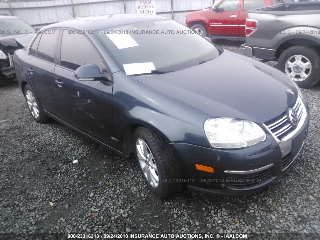 3VWRZ7AJ5AM122376 - 2010 VOLKSWAGEN JETTA SE/SEL BLACK photo 1