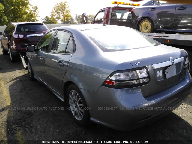 YS3FA4CY9A1617885 - 2010 SAAB 9-3 2.0T GRAY photo 3