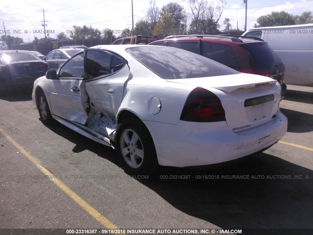 2G2WP552761289117 - 2006 PONTIAC GRAND PRIX Білий фото 3