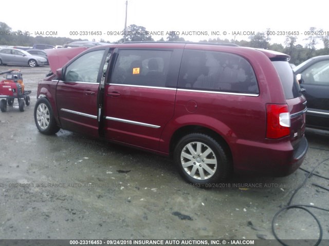 2C4RC1BGXFR751541 - 2015 CHRYSLER TOWN & COUNTRY TOURING BURGUNDY photo 3