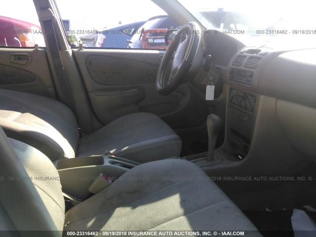 1NXBR12E5YZ412024 - 2000 TOYOTA COROLLA VE/CE/LE 银色 照片 5