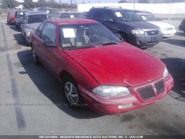 1G2NE14NXNM009635 - 1992 PONTIAC GRAND AM SE RED photo 1