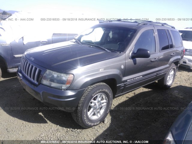 1J8GW48S54C392223 - 2004 JEEP GRAND CHEROKEE LAREDO/COLUMBIA/FREEDOM 灰色 照片 2