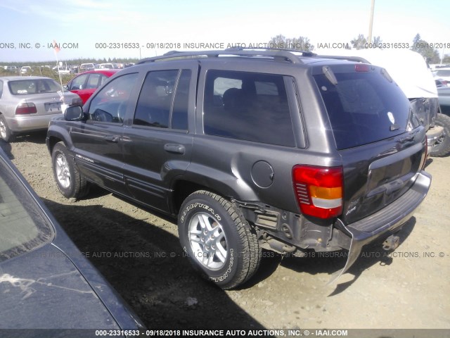1J8GW48S54C392223 - 2004 JEEP GRAND CHEROKEE LAREDO/COLUMBIA/FREEDOM 灰色 照片 3