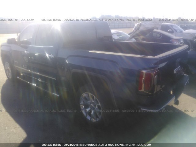 3GTP1NEC0GG183580 - 2016 GMC SIERRA C1500 SLT BLUE photo 3