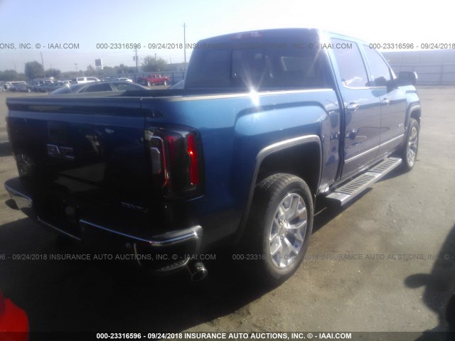 3GTP1NEC0GG183580 - 2016 GMC SIERRA C1500 SLT BLUE photo 4