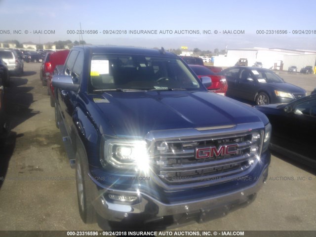 3GTP1NEC0GG183580 - 2016 GMC SIERRA C1500 SLT BLUE photo 6