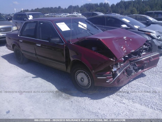1G4AG54R0N6441570 - 1992 BUICK CENTURY SPECIAL MAROON photo 1