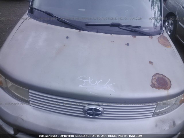 JTLKT324064085087 - 2006 TOYOTA SCION XB ნაცრისფერი ფოტო 10