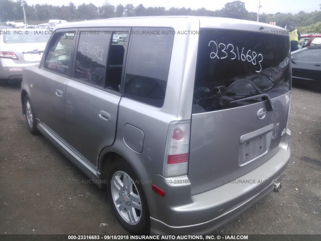 JTLKT324064085087 - 2006 TOYOTA SCION XB ნაცრისფერი ფოტო 3