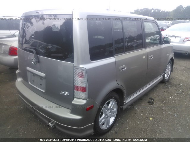 JTLKT324064085087 - 2006 TOYOTA SCION XB ნაცრისფერი ფოტო 4
