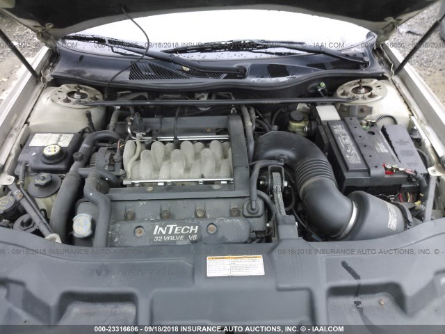 1LNHM97V5YY885401 - 2000 LINCOLN CONTINENTAL  Թուխ լուսանկար 10