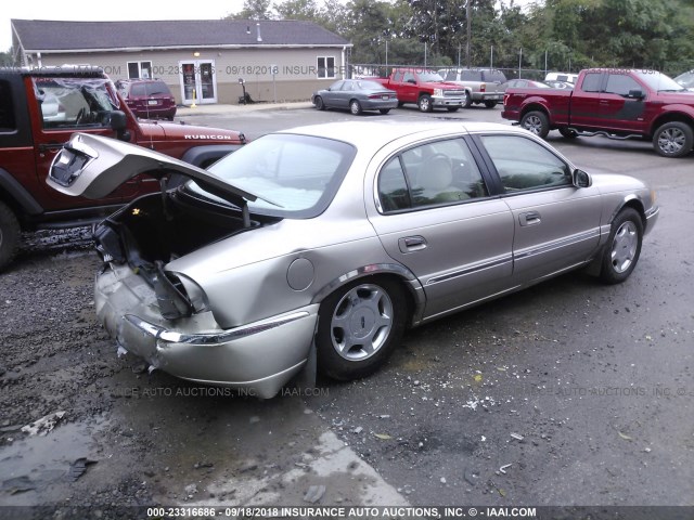 1LNHM97V5YY885401 - 2000 LINCOLN CONTINENTAL  TAN photo 4