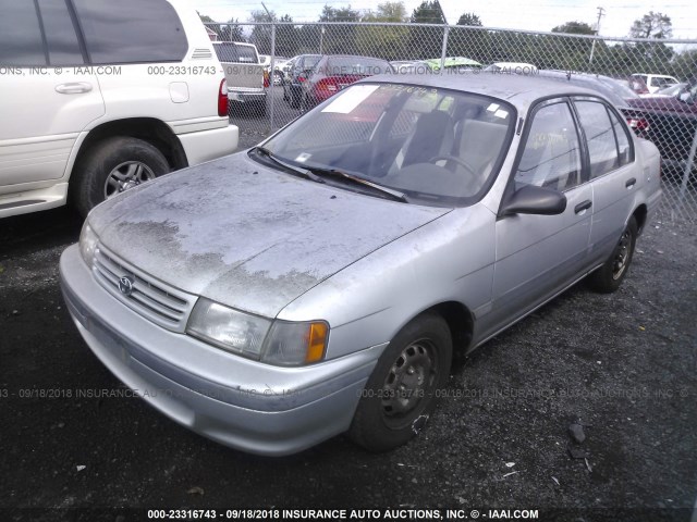 JT2EL43A2M0047344 - 1991 TOYOTA TERCEL DELUXE SILVER photo 2