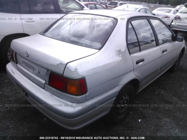 JT2EL43A2M0047344 - 1991 TOYOTA TERCEL DELUXE SILVER photo 4