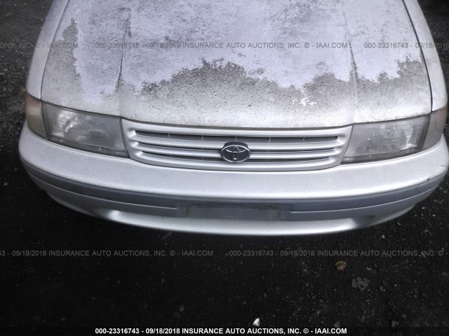 JT2EL43A2M0047344 - 1991 TOYOTA TERCEL DELUXE SILVER photo 6