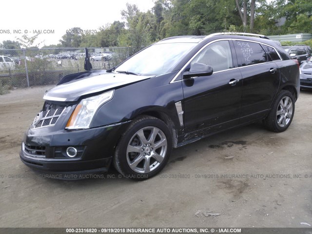 3GYFNFEY2BS671625 - 2011 CADILLAC SRX PREMIUM COLLECTION BLACK photo 2