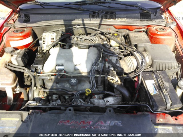 1G2NW52E44C200477 - 2004 PONTIAC GRAND AM GT RED photo 10