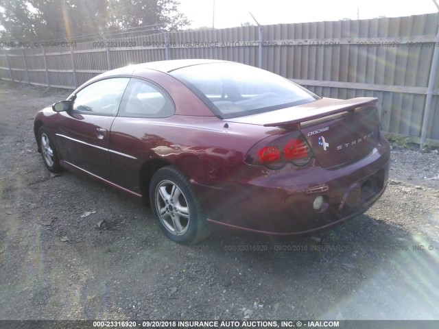 4B3AG42G05E007977 - 2005 DODGE STRATUS SXT MAROON photo 3