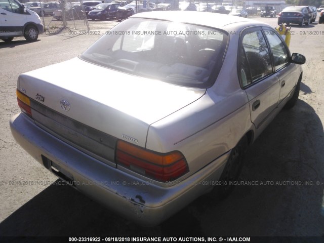 JT2AE09E1P0018496 - 1993 TOYOTA COROLLA LE/DX შამპანური ფოტო 4
