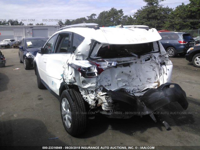 2T3BFREV4DW119235 - 2013 TOYOTA RAV4 LE WHITE photo 3