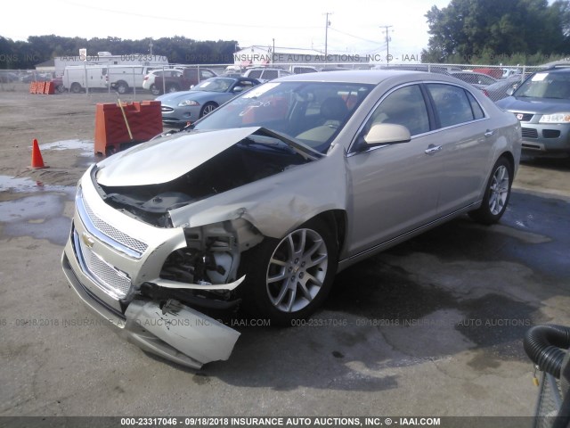 1G1ZE5E18BF386084 - 2011 CHEVROLET MALIBU LTZ 棕色 照片 2