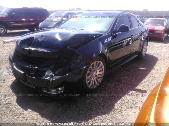 1G6DM5EV8A0117191 - 2010 CADILLAC CTS PERFORMANCE COLLECTION Черный фото 2