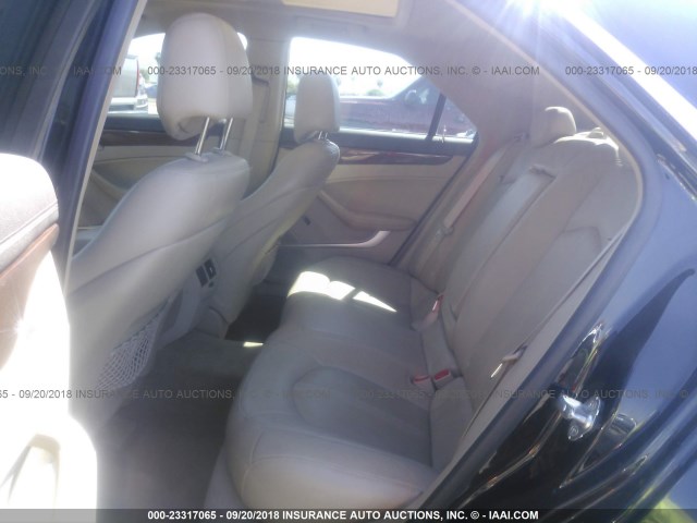 1G6DM5EV8A0117191 - 2010 CADILLAC CTS PERFORMANCE COLLECTION Черный фото 8