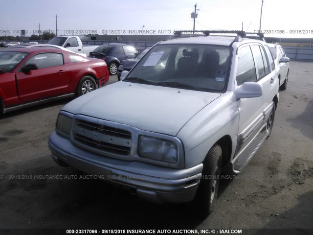 2CNBE634616907013 - 2001 CHEVROLET TRACKER LT WHITE photo 2