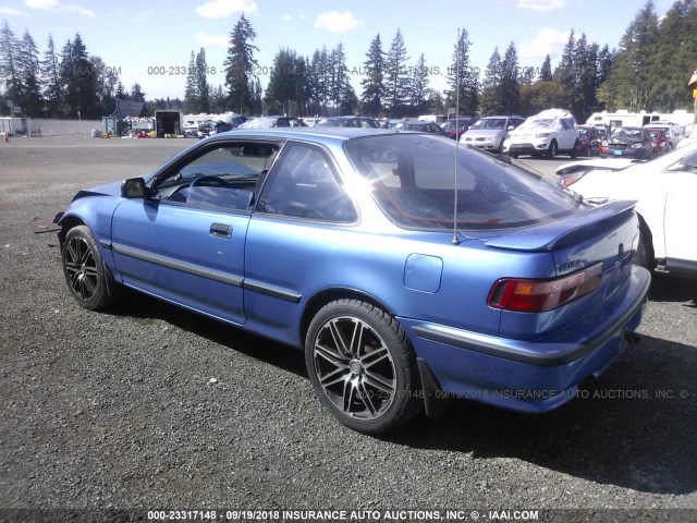 JH4DA9347NS006356 - 1992 ACURA INTEGRA RS BLUE photo 3